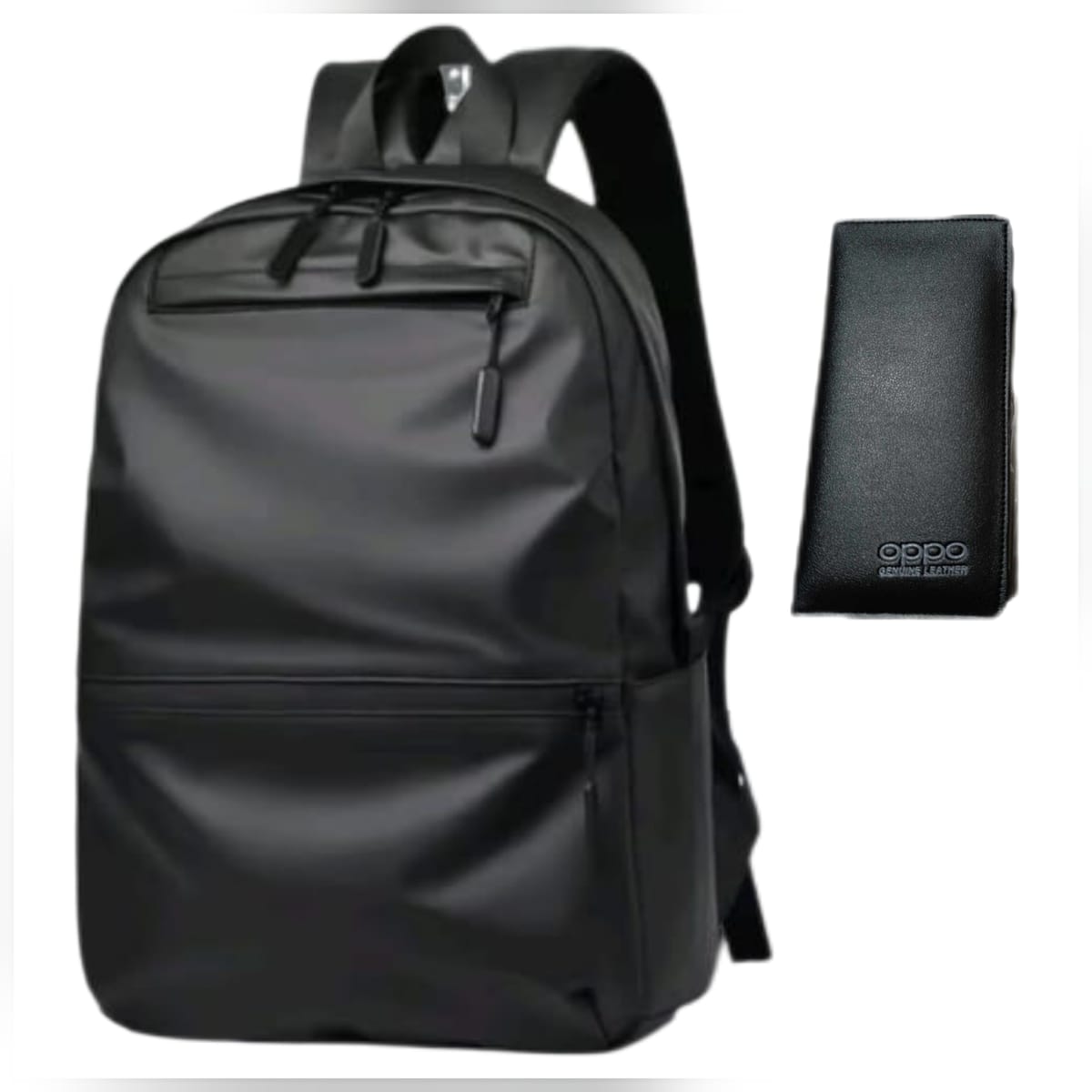 Men Back pack( wallet সহ) black..(code 12)..  ঢাকা সিটিতে ৭০, বাইরে ১৩০ টাকা কুরিয়ার চার্জ প্রযোজ্য