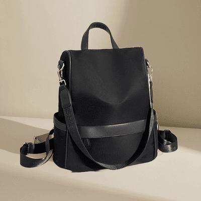 New Design Women Backpack Nylon Waterproof Anti-Theft Travel Bagpack(black) ........................  ঢাকা সিটিতে ৭০, বাইরে ১৩০ টাকা কুরিয়ার চার্জ প্রযোজ্য_img_0