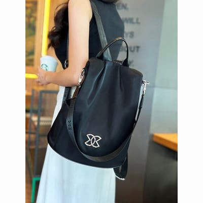Women Large Capacity Outdoor Tote Bag ( black )_img_0