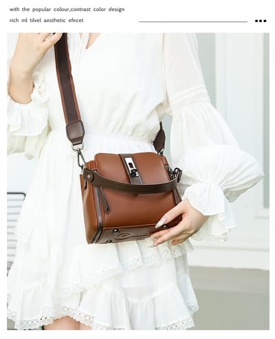 High-quality Messenger Bags For Women Luxury Crossbody Shoulder Bags Female(Brown)_img_4