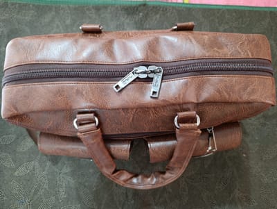 New artificial leather bag (Choklate colour).....( code 121)...... ঢাকা সিটিতে ৭০, বাইরে ১৩০ টাকা কুরিয়ার চার্জ প্রযোজ্য_img_1
