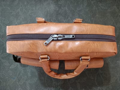 New artificial leather bag ( Brown colour)....( code 123)....... ঢাকা সিটিতে ৭০, বাইরে ১৩০ টাকা কুরিয়ার চার্জ প্রযোজ্য_img_2